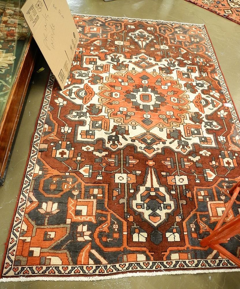 Bakhtiar Carpet Approximately 8'5" x 5'2". (1 of 3)