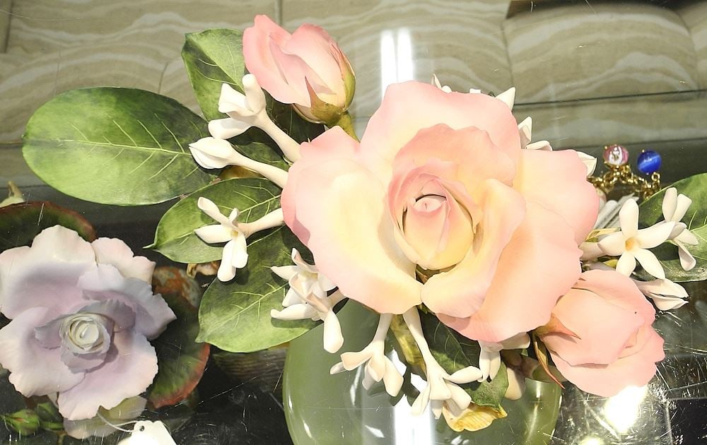 Boehm Connoisseur of Malvern Collection, "Madame Butterfly", 12 1/2" (repair noted). (1 of 3)