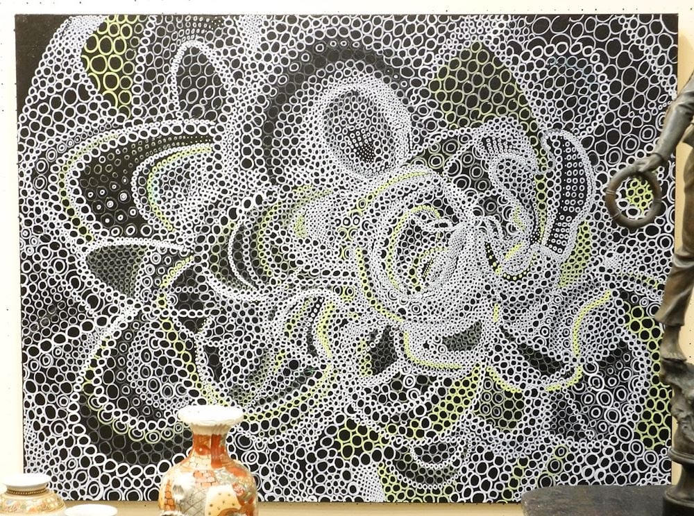 Acrylic on Board signed Stephen D. Ferris'13, 36" x 48", "Untitled Abstract". (1 of 1)