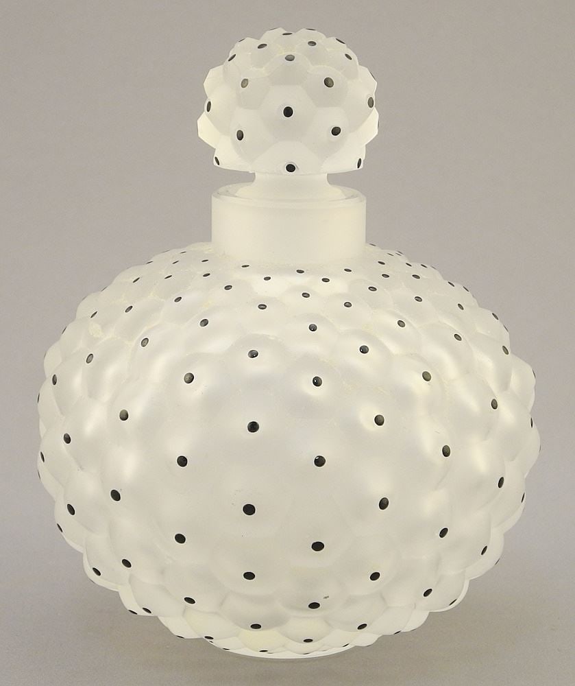 Cristal Lalique Paris Cactus Perfume Bottle, 4 7/8"H. (1 of 9)