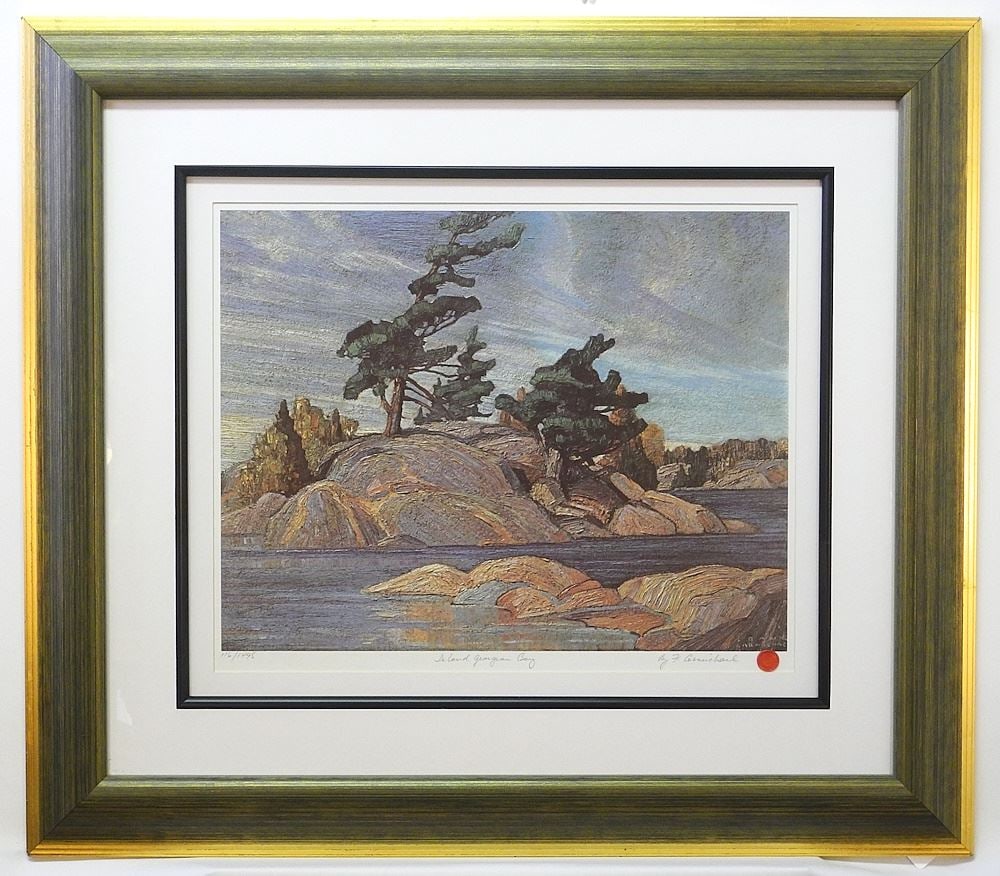 Pair of Limited Edition Prints by Franklin Carmichael, 16 1/2" x 20 1/4", "Georgian Bay/Cranbe (1 of 9)