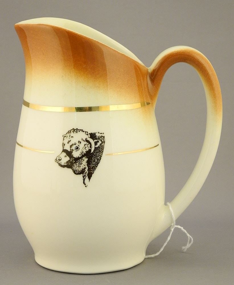 Hycroft Canada "Faye & Ben" Pitcher, 6 3/8"H.: Hycroft Canada "Faye & Ben" Pitcher, 6 3/8"H.