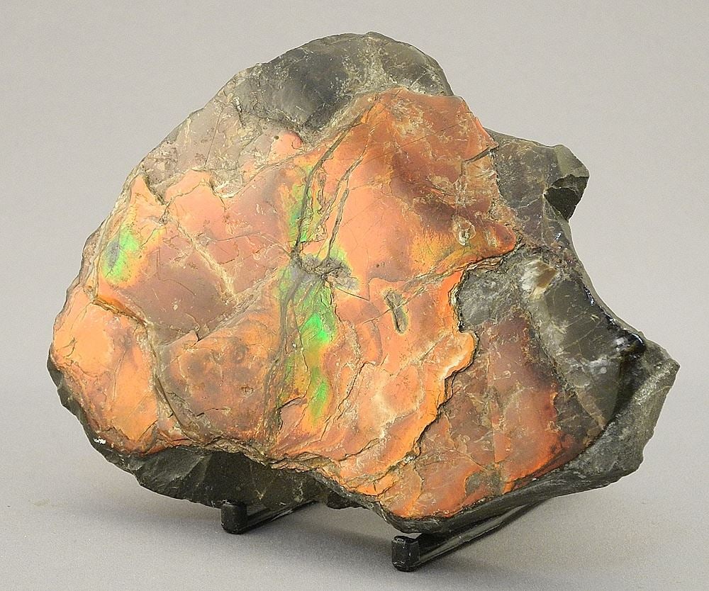 Polished Ammolite, 7/8" x 5 3/8" x 4". (1 of 8)