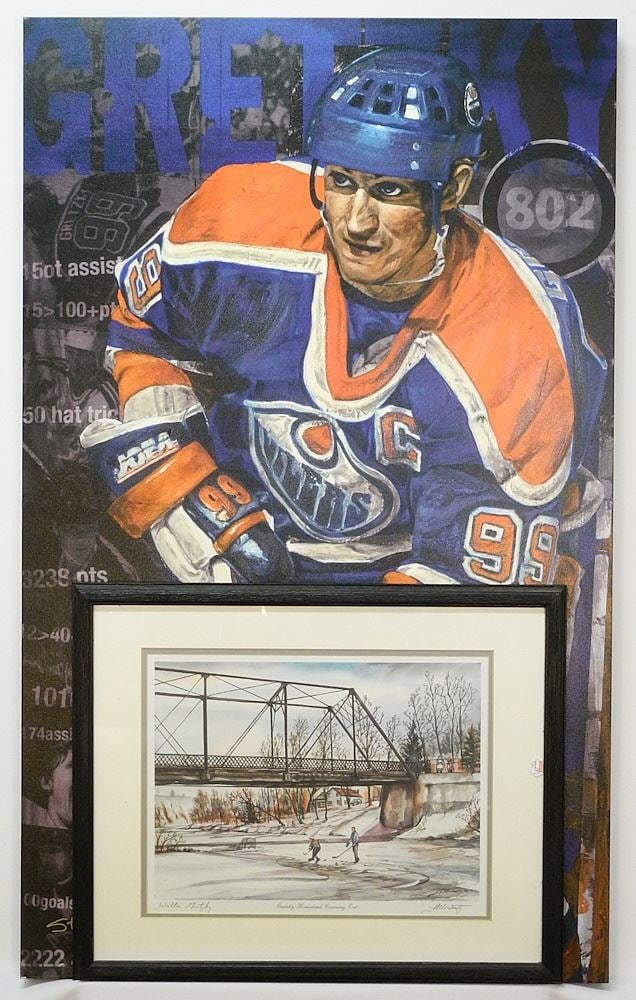Two Wayne Gretzky Prints. (1 of 5)