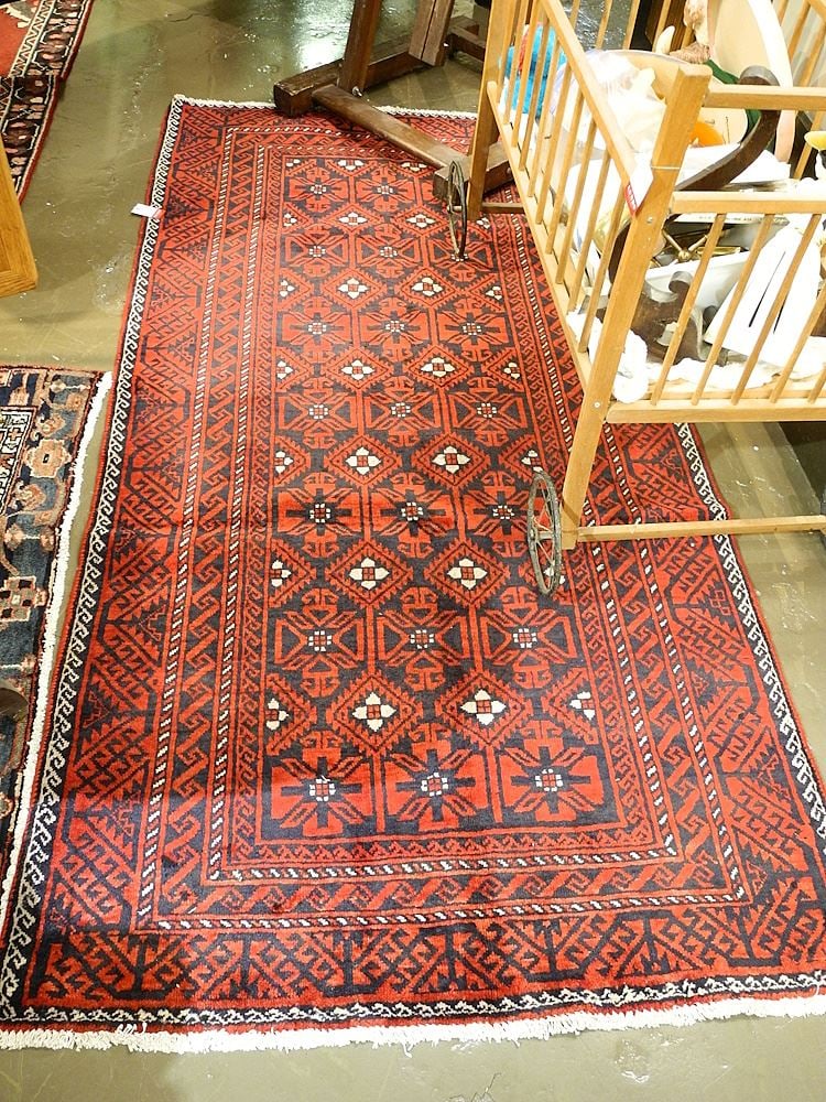 Baluch Carpet Approximately 7'10" x 3'9". (1 of 1)