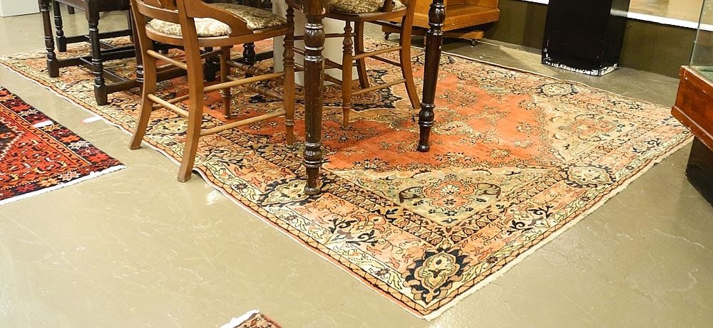 Handknotted Persian Carpet, 9'10" x 6'5". (1 of 2)