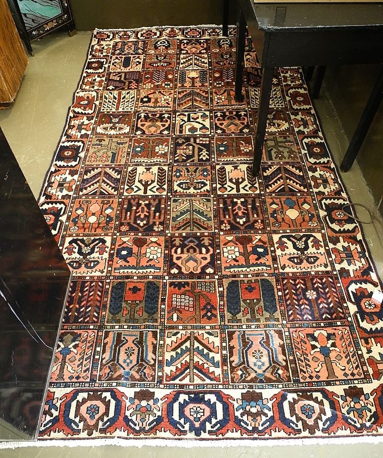Bakhtiar Carpet Approximately 9'3" x 4'9". (1 of 2)