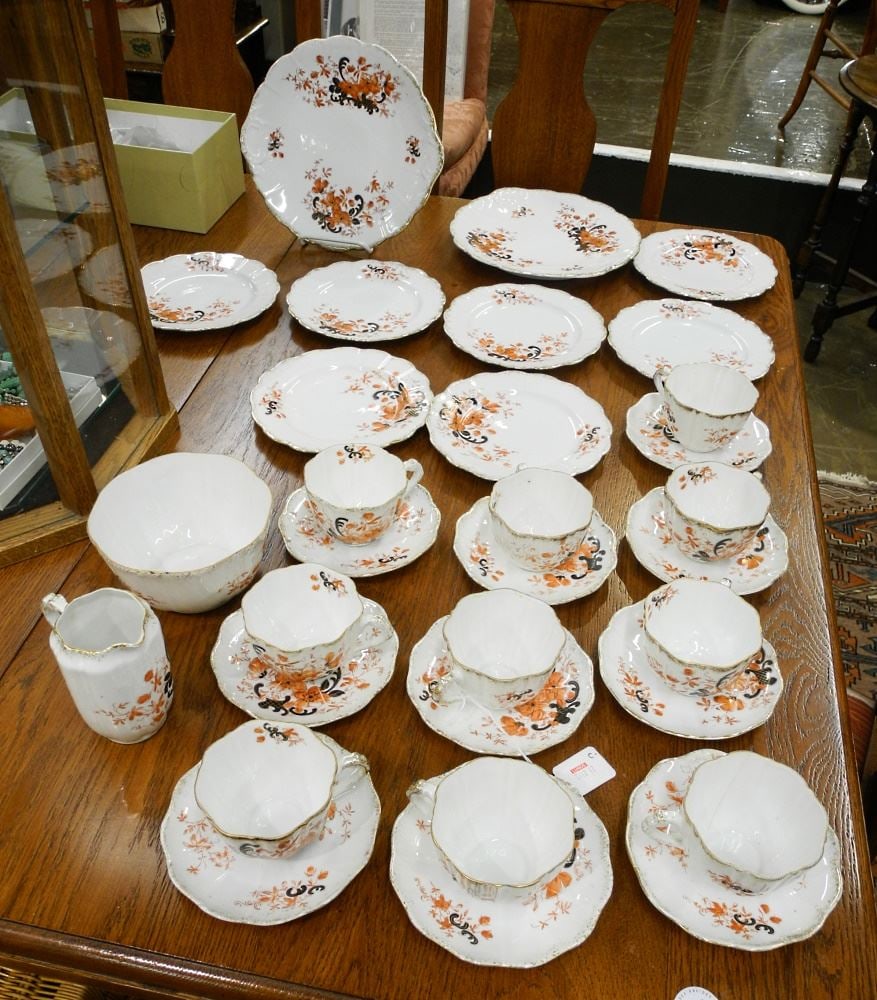 Nineteenth Century China Part Tea Set. (1 of 1)