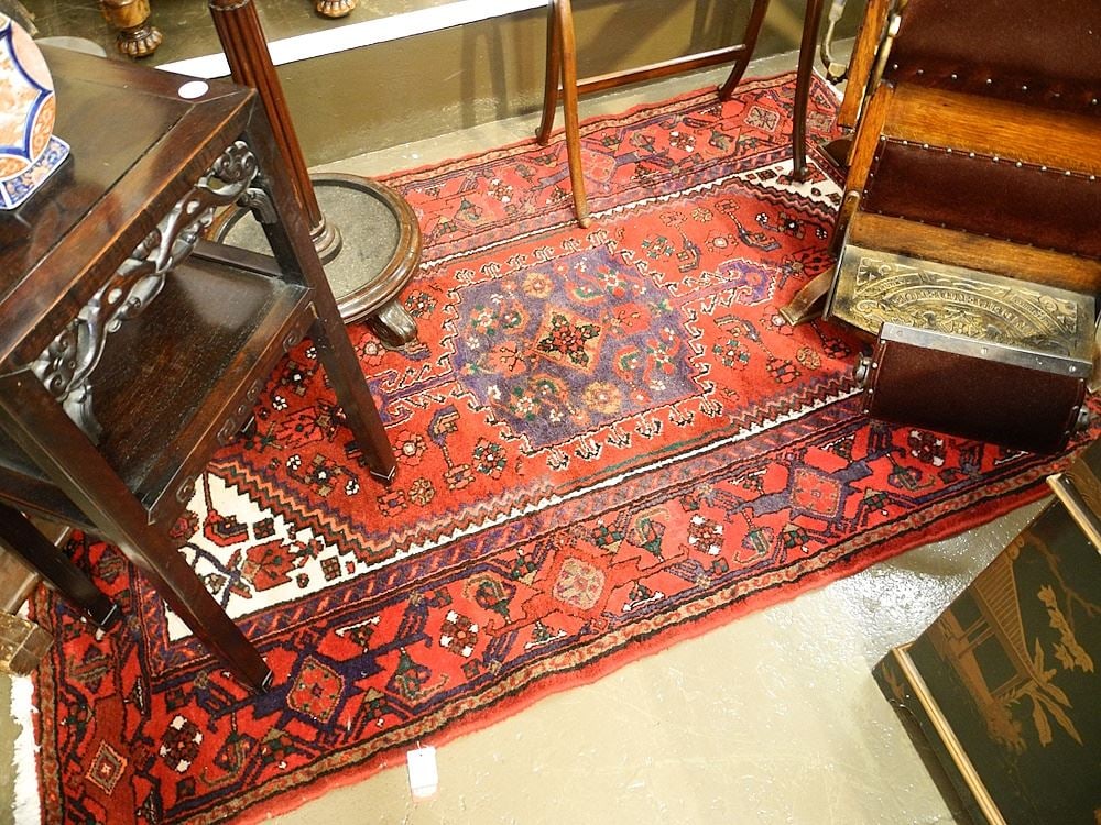 Hand Knotted Persian Carpet Approximately 6'11" x 4'5". (1 of 1)