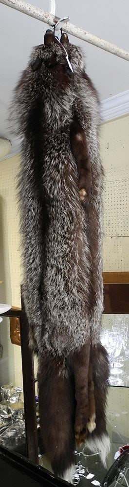 Fur Stole Possibly Fox, 56"L.: Fur Stole Possibly Fox, 56"L.