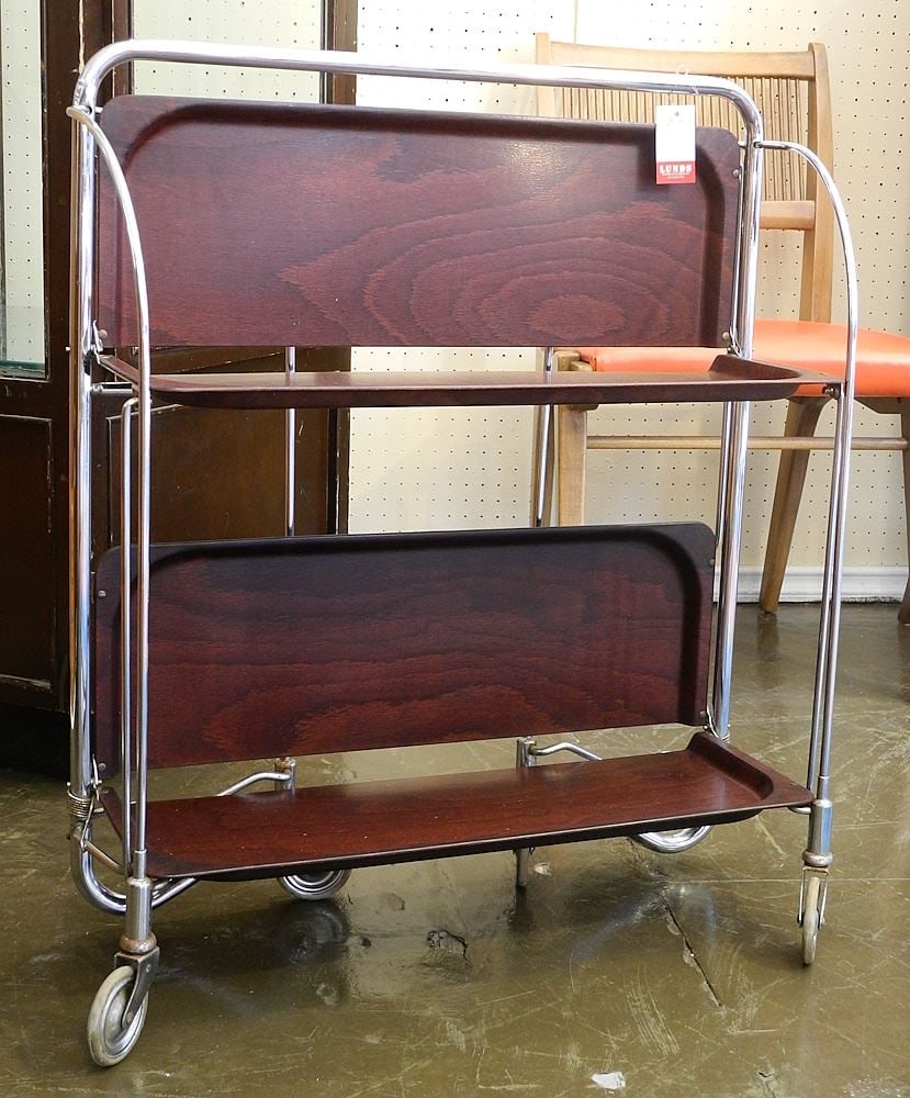 Bremshey & Co. "Dinett" Folding Trolley Table. (1 of 3)