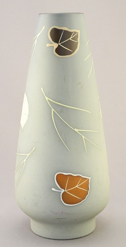 West German Pottery Vase, Shape 1335 /30, 12"H. (1 of 3)