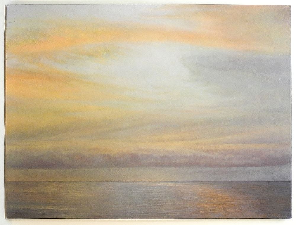 Oil on Canvas signed (Patricia) Johnston, 36" x 48", "Seascape - 2303".: Oil on Canvas signed (Patricia) Johnston, 36" x 48", "Seascape - 2303".