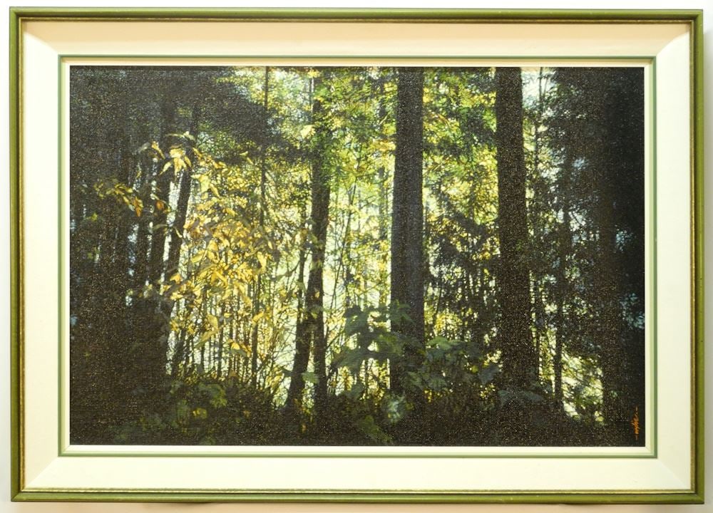 Oil on Linen signed (Alan) Wylie, 24" x 36", "Autumn Light".: Oil on Linen signed (Alan) Wylie, 24" x 36", "Autumn Light".