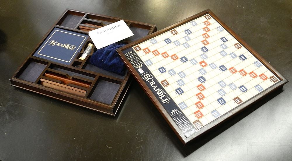 Deluxe Edition Scrabble board. (1 of 2)