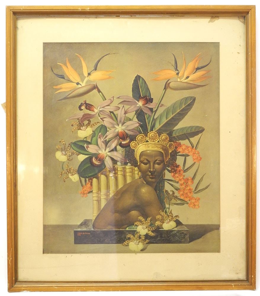 Colour Print After Cosmo de Salvo, 24" x 20", "Bali Beauties". (1 of 3)