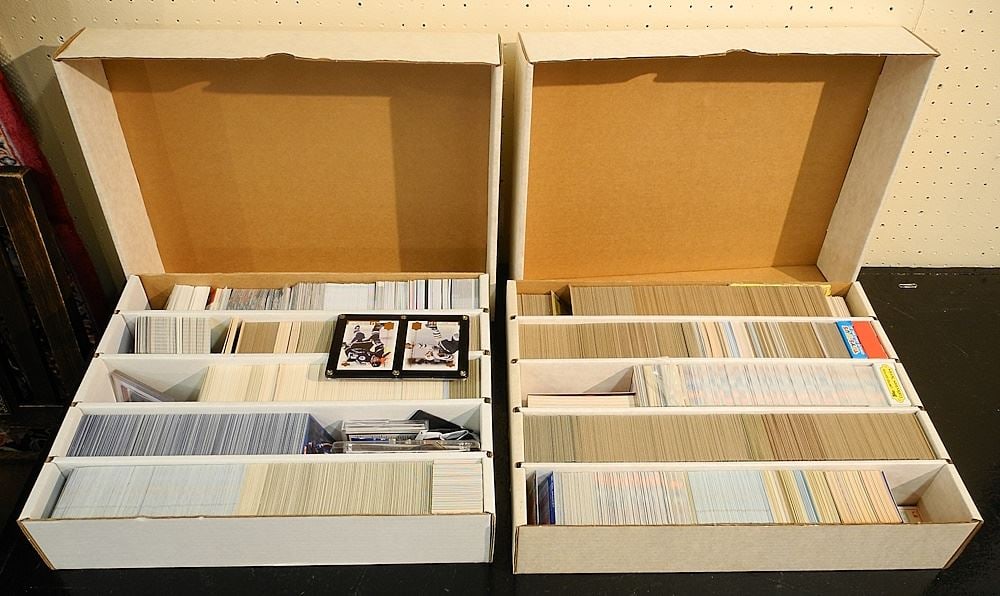 2 Boxes of Baseball & Hockey Cards: 60's/70's/80's. (1 of 4)