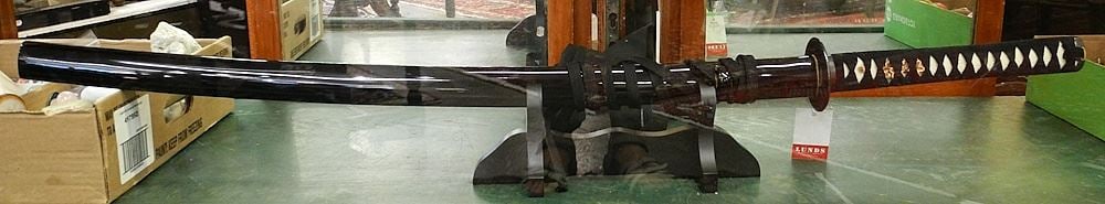 Contemporary Display Katana & Stand, 43 1/4"L. (1 of 1)