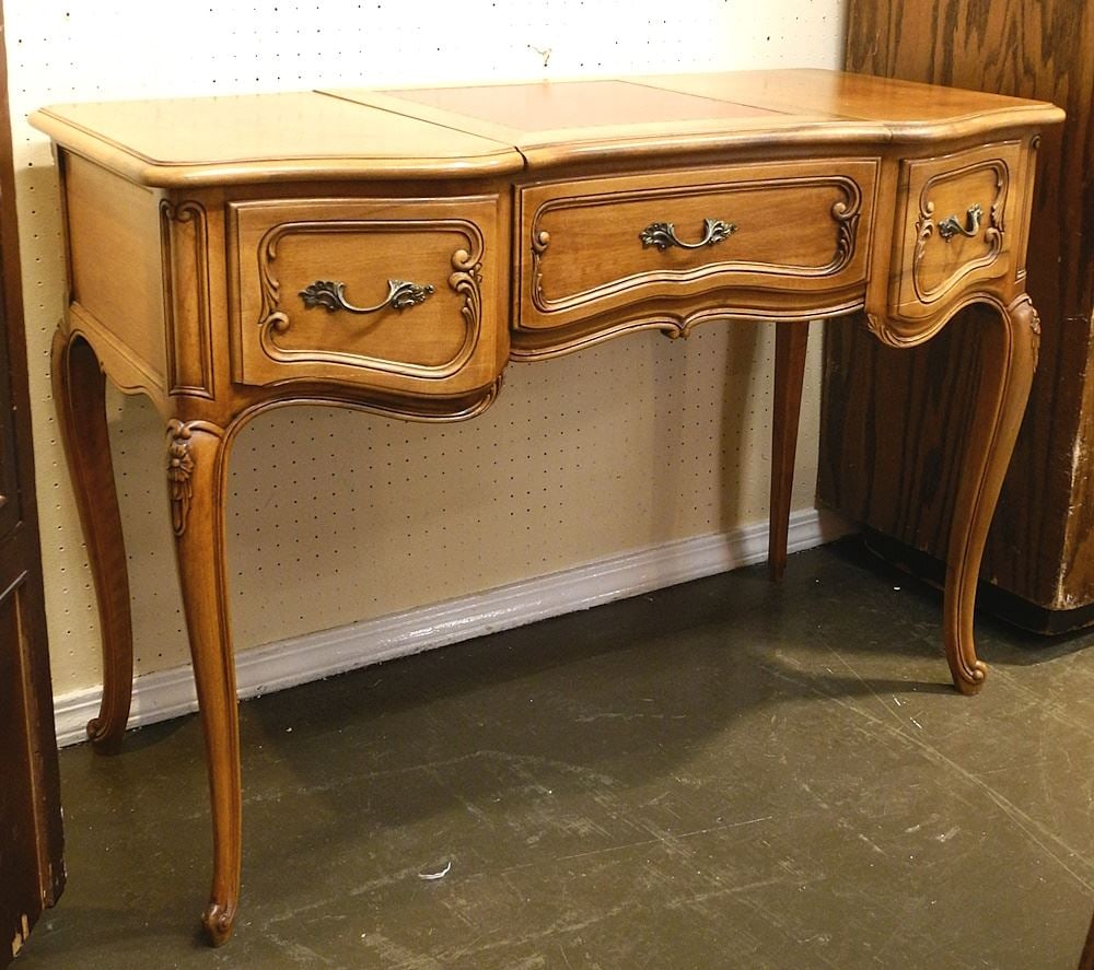 Louis XV Fruitwood Vanity Table, 28 3/4"H. (1 of 3)
