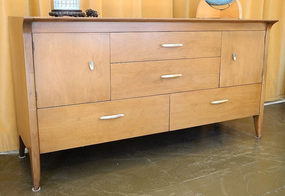 Drexel Profile Buffet Model K37, 33" x 60" x 21", Design: John Van Koert. (1 of 7)