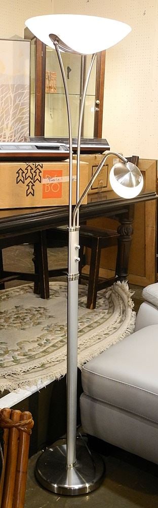 Contemporary Torchiere Floor Lamp, 71 1/4"h. (1 of 2)