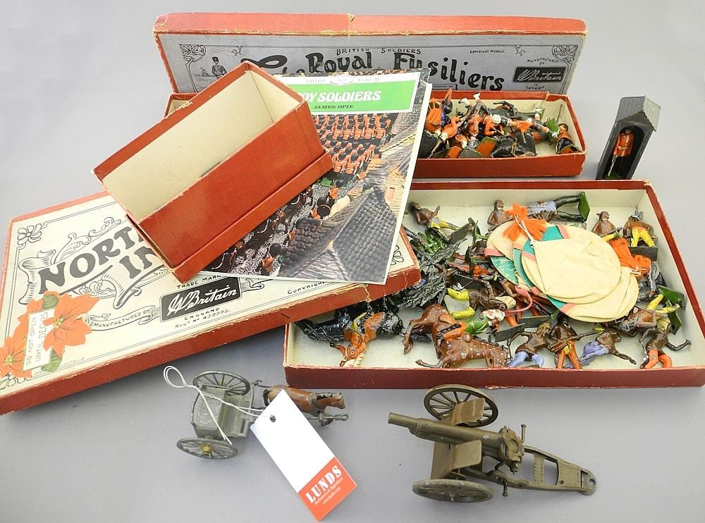 Collection of W. Britain & Other Soldiers & Figures. (1 of 2)