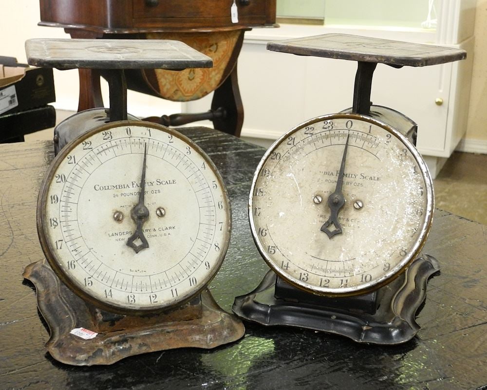 Pair of Family Scale Bookends. (1 of 1)