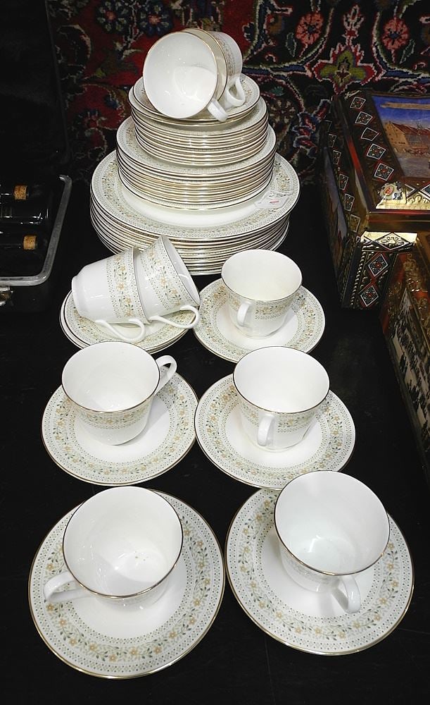 Royal Doulton "Paisley" China Partial Luncheon Set. (1 of 2)