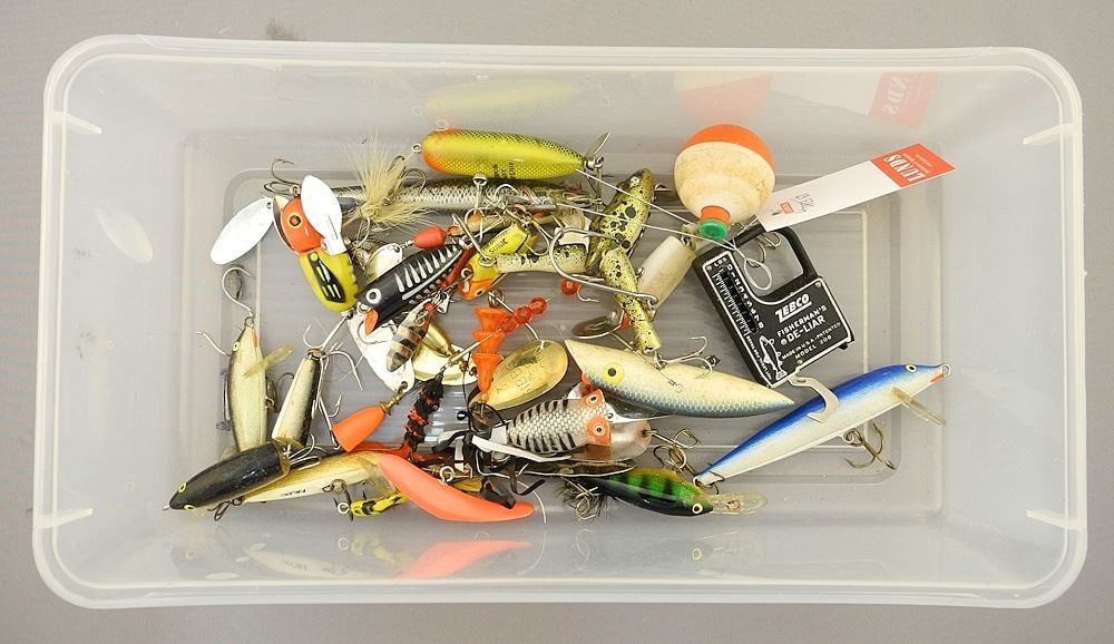Collection of Vintage Fishing Lures.: Collection of Vintage Fishing Lures.