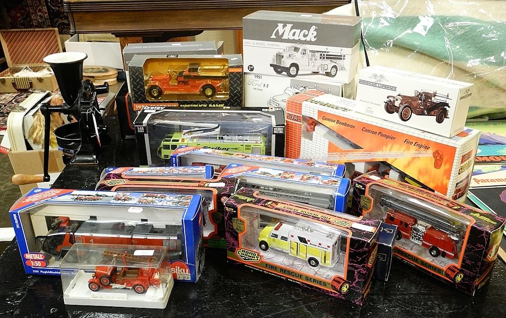 Collection of Siku Super/ First Gear & Boley Fire Engines in Original Boxes (1 of 1)