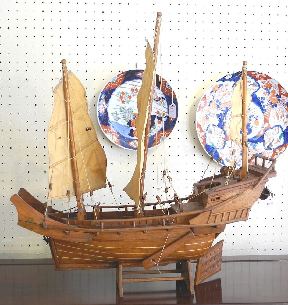 Teak Model Junk, 24"L. (1 of 3)