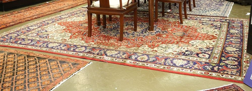 Tabriz Carpet Approximately 11'2" x 8'1". (1 of 3)