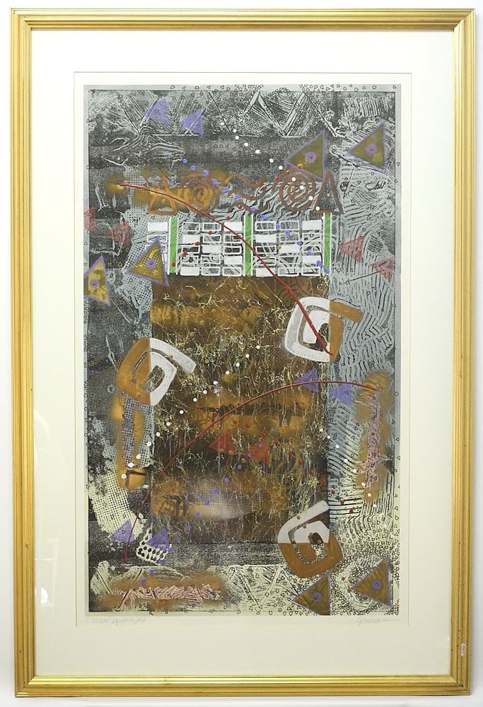 Lithograph 1/1 signed Neiman, 35" x 20 1/2", "Dream Sequence". (1 of 3)