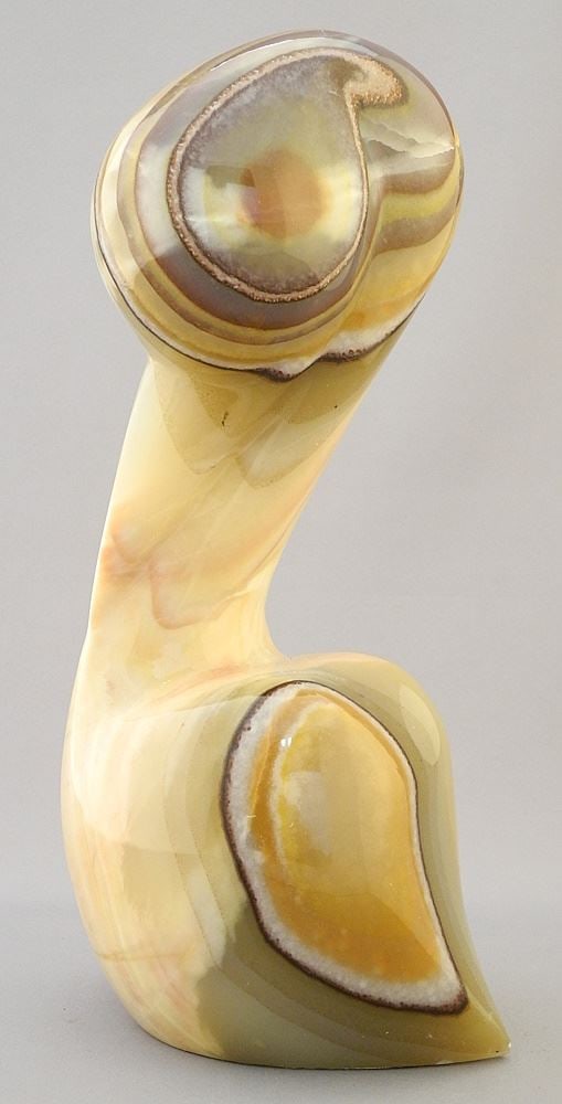 Onyx Bird Sculpture , 10 7/8"h.: Onyx Bird Sculpture , 10 7/8"h.
