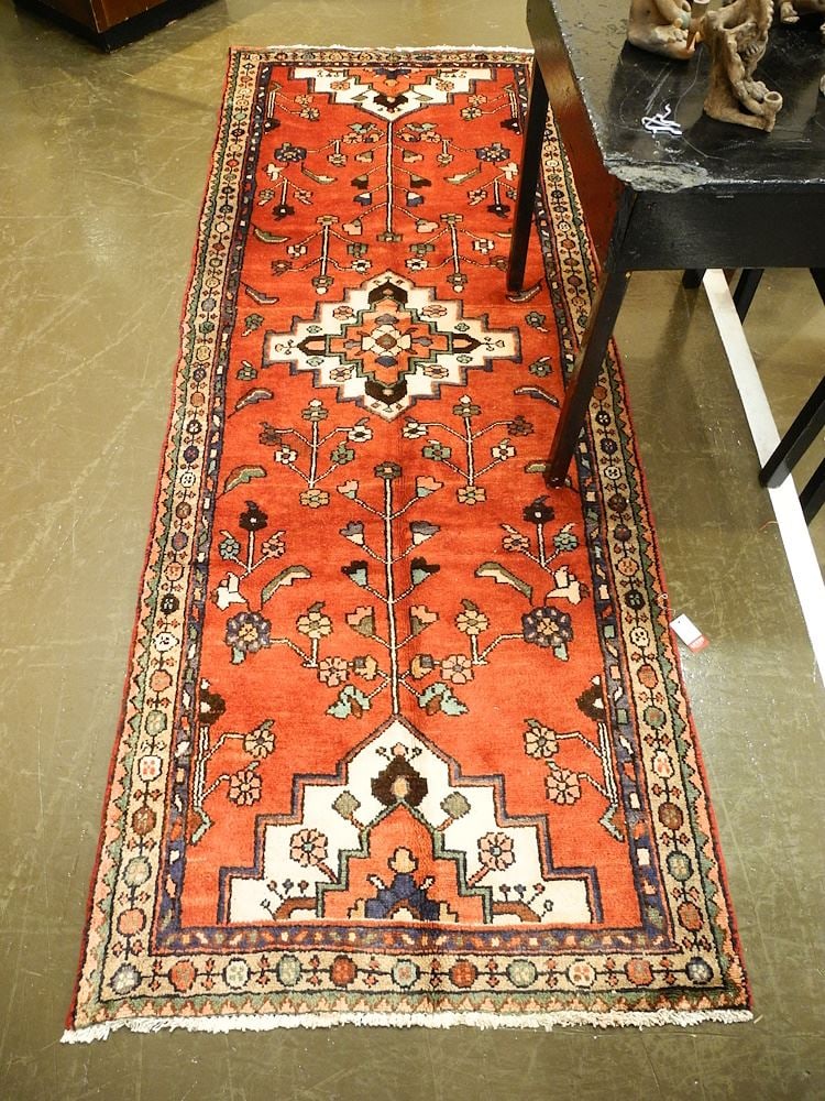 Hamedan Runner Approximately 9'3" x 3'5". (1 of 4)