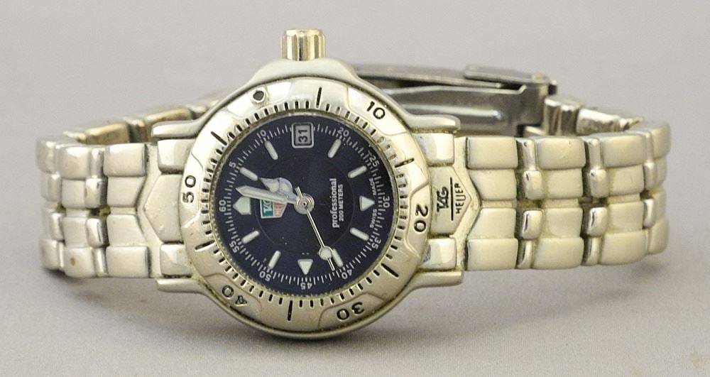 Lady's Tag Heuer Stainless Steel Wristwatch.: Lady's Tag Heuer Stainless Steel Wristwatch.