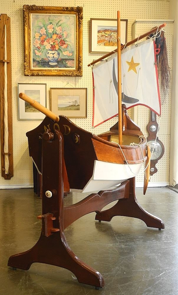 Cradle Boat "The Nod" Designed & Built by William Garden with Provenance, 48" x 50" x 25 (1 of 8)