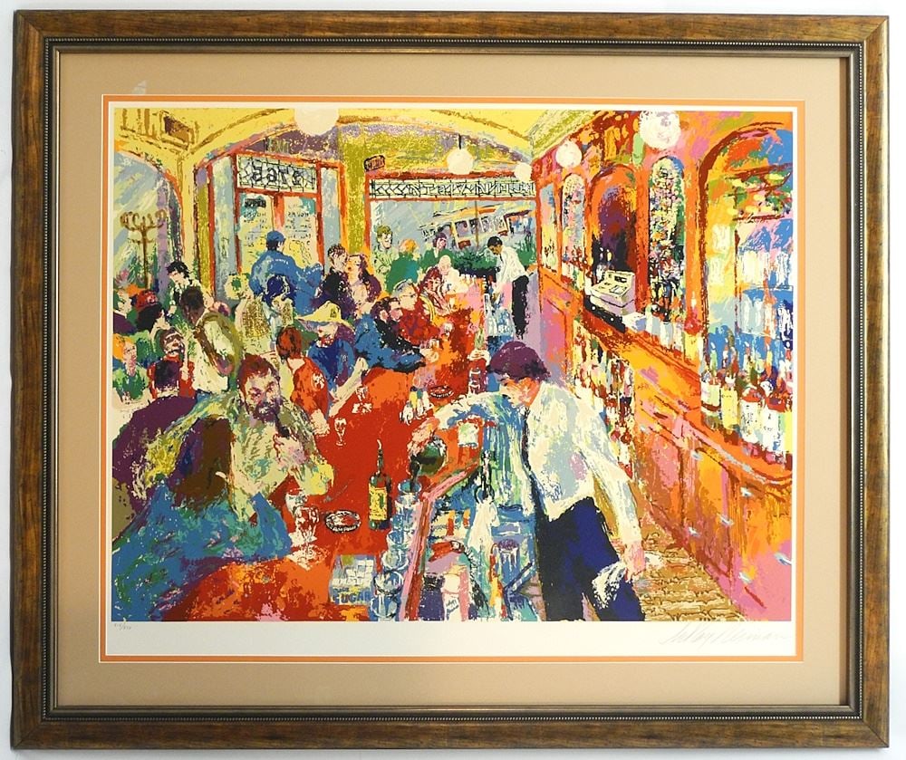 Serigraph signed Leroy Neiman, 48" x 40 1/2", "San Francisco Buena Vista" #315/375. (1 of 8)