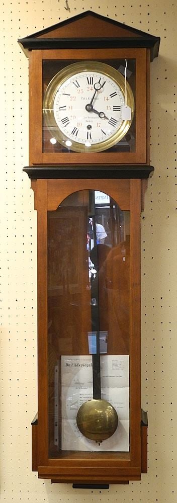 Early 20th C. French Regulator Clock, Dial signed Paul Garnier, 57"h. (1 of 7)