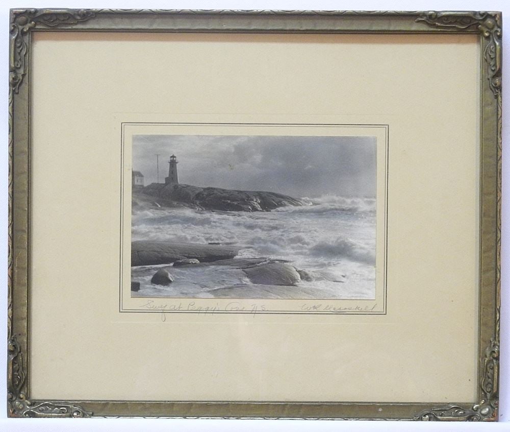 2 Photographs signed W. (Wallace) R. MacAskill, 4 1/4" x 6 1/2", "Nova Scotia Scenes". (1 of 6)