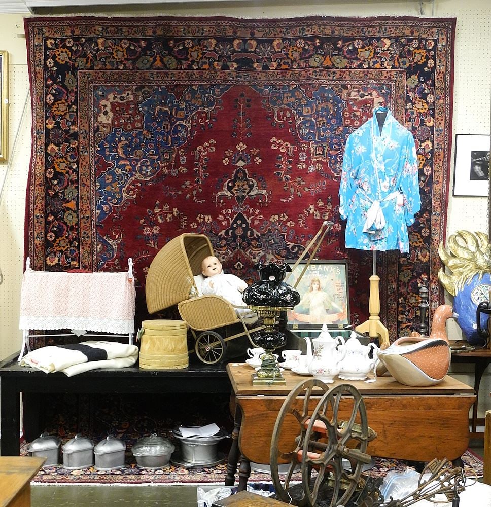 Iranian Hand Knotted Carpet Approximately 9'4" x 12". (1 of 2)