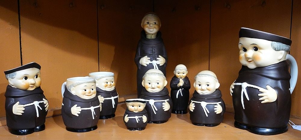 Collection of Goebel Monk Wares. (1 of 1)