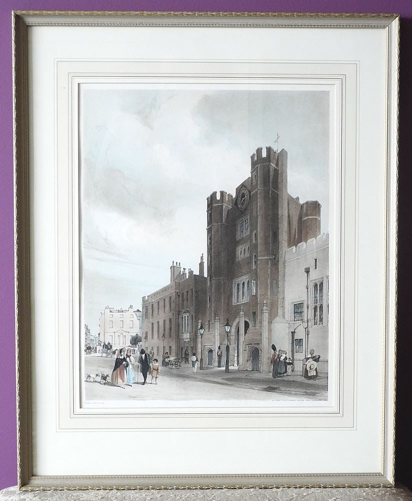 T.S.Boys Coloured Lithograph of St. James's Square, (1 of 2)