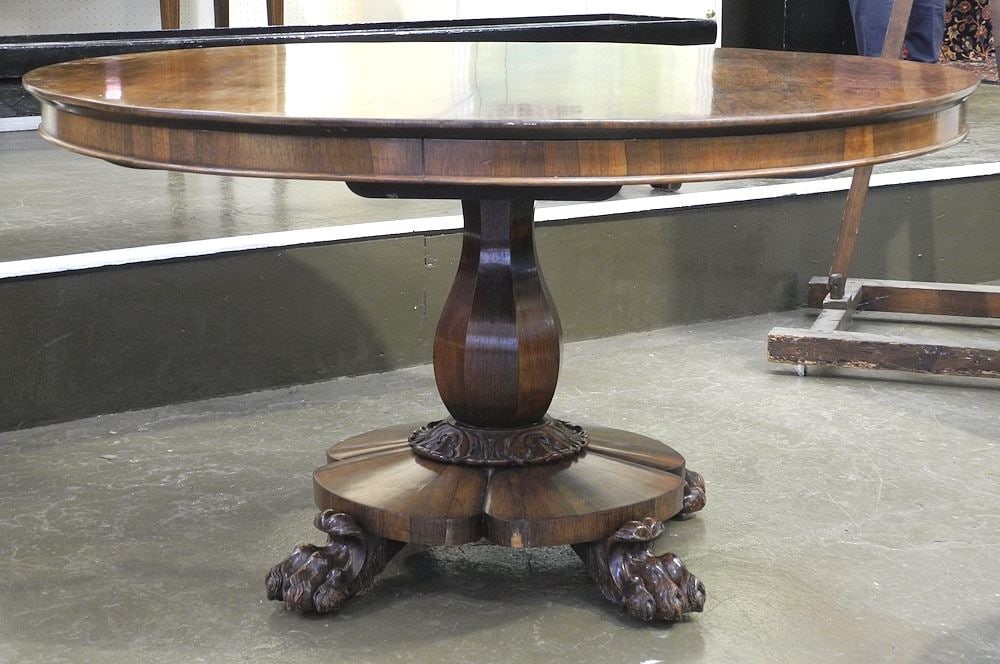 Early Victorian Rosewood Tilt Top Breakfast Table, 51" Diameter. (1 of 10)