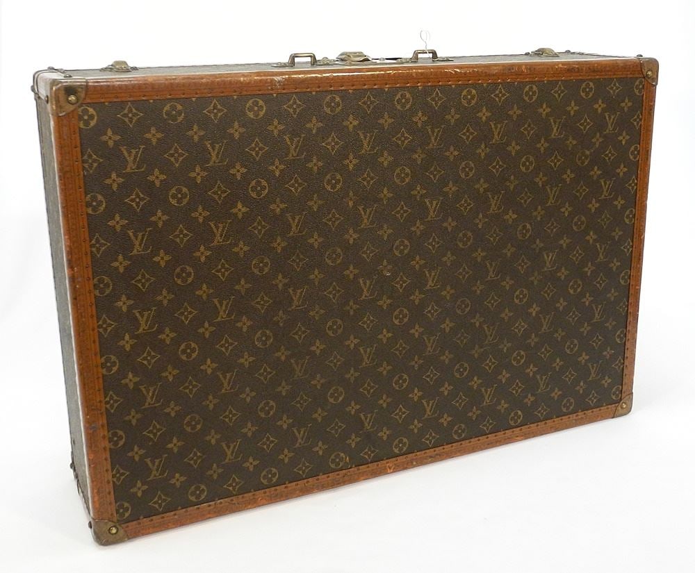 Louis Vuitton Trunk Lock Marked 117424, 18 5/8" x 28" x 7 1/4". (1 of 11)