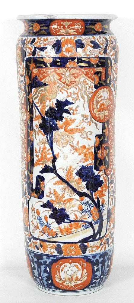 Japanese Imari Porcelain Floor Vase, 23 3/4"h. (1 of 7)