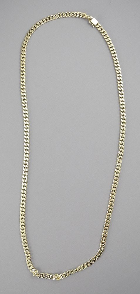 14K Gold Heavy Link 30" Necklace, 115g. (1 of 5)
