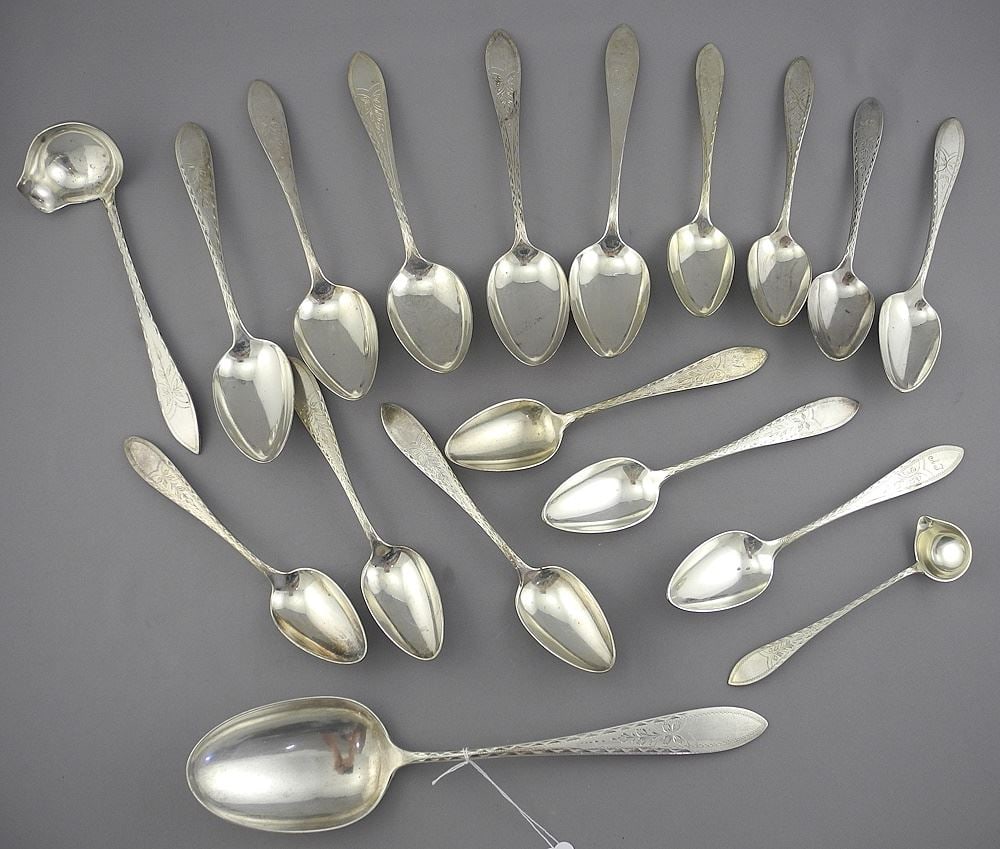 Collection of Antique Danish Silver Plated Cutlery. (1 of 4)