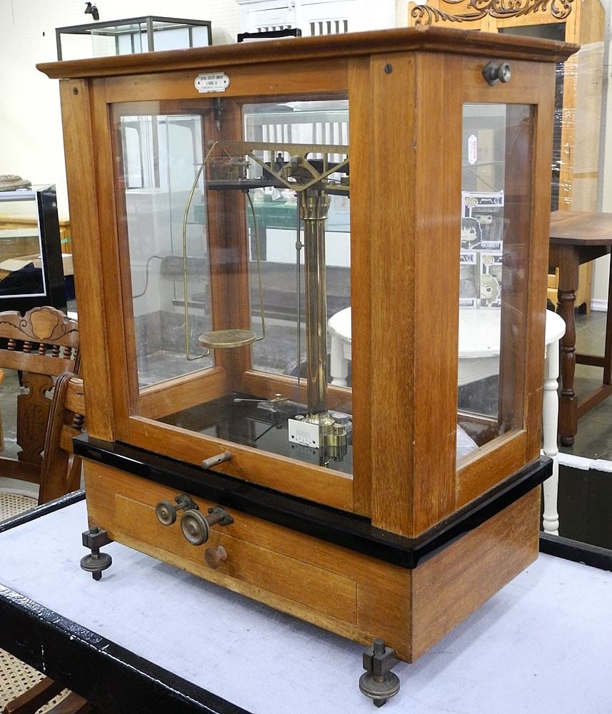 Central Scientific Company Toronto Canada Analytical Balance, 20 3/8" x 16 3/4" x 9 1/2". (1 of 3)
