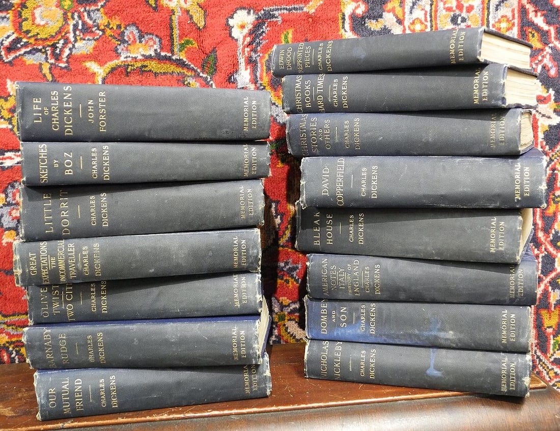 Book: Charles Dickens Memorial Edition / Chapman & Hall / London / 15 Volumes. (1 of 1)